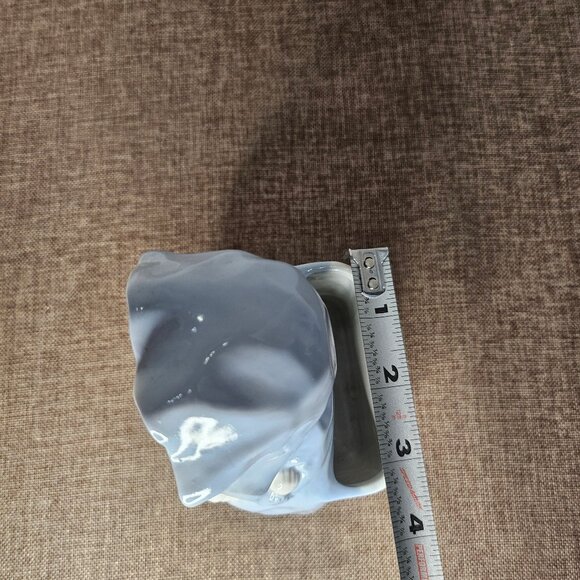 Madonna and Child Figurine Reginart Blue and White Porcelain Planter Mother Mary - Picture 10 of 11